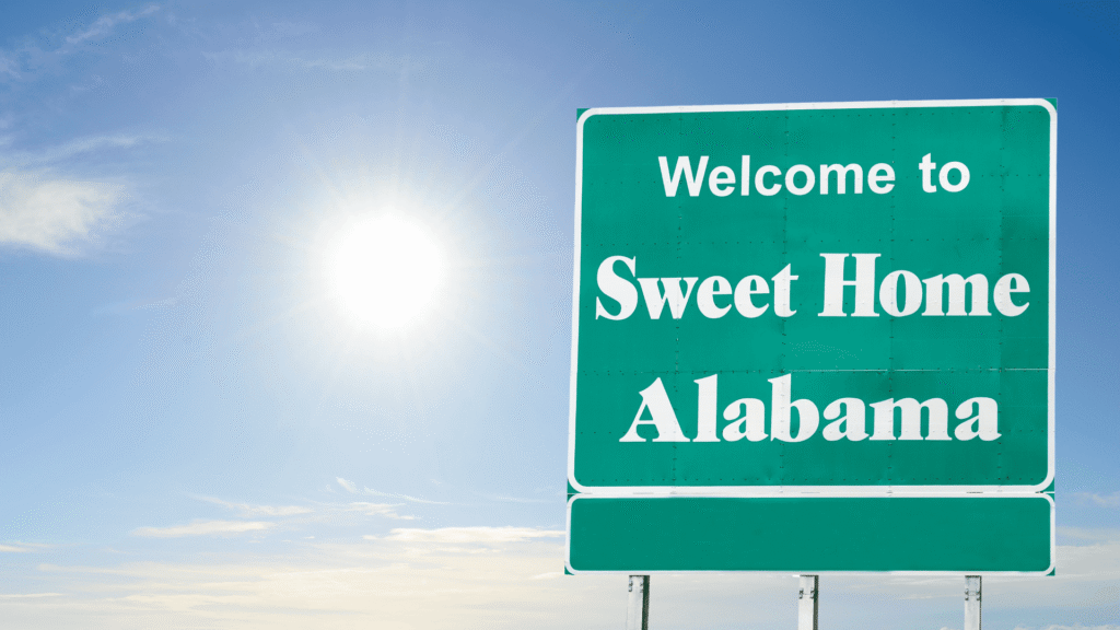 sweet home alabama sign